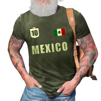 Mexico Soccer Player Design For Mexican Jersey Football Fans 3D Print Casual Tshirt | Mazezy