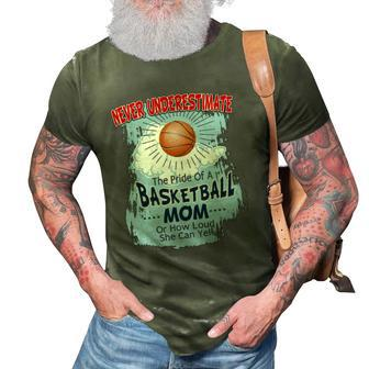 Never Underestimate The Pride Of A Basketball Mom 3D Print Casual Tshirt | Mazezy