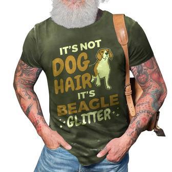 Not Dog Hair Beagle Glitter Pet Owner Dog Lover Beagle 61 Beagle Dog 3D Print Casual Tshirt - Seseable