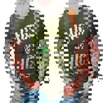 Nugs Not Hugs Dont Touch Me 3D Print Casual Tshirt | Mazezy