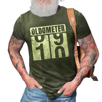 Oldometer 10 Vintage Funny 10Th Birthday Gift Idea 3D Print Casual Tshirt | Mazezy