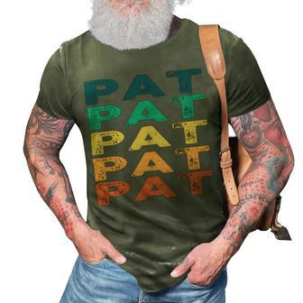 Pat Name Shirt Pat Family Name 3D Print Casual Tshirt - Monsterry AU