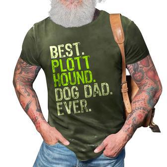Plott Hound Dog Dad Fathers Day Dog Lovers 3D Print Casual Tshirt | Mazezy