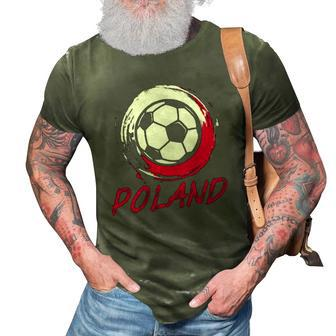 Poland Polish Soccer Jersey I Flag Football 3D Print Casual Tshirt | Mazezy