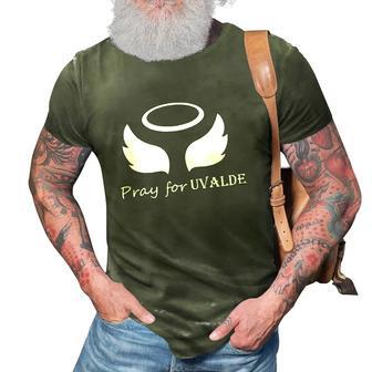 Pray For Uvalde No Gun Protect Our Children Pray For Texas 3D Print Casual Tshirt | Mazezy
