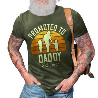 Promoted To Daddy Est 2020 3D Print Casual Tshirt - Monsterry UK