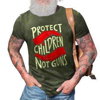 Protect Children Not Guns Anti Gun 3D Print Casual Tshirt | Mazezy