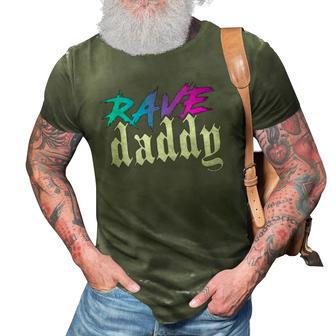 Rave Daddy Edm Music Festival Techno House Raver V2 3D Print Casual Tshirt | Mazezy