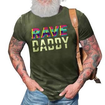 Rave Daddy Techno Dad Gift 3D Print Casual Tshirt | Mazezy