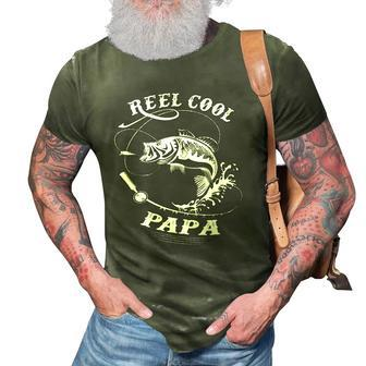Reel Cool Papa For Fishing Nature Lovers 3D Print Casual Tshirt | Mazezy