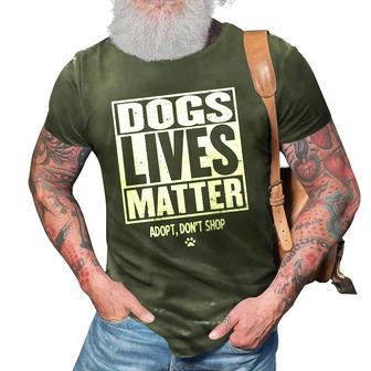 Rescue Dog Dogs Paw Veterinarian Vet Tech Gift 3D Print Casual Tshirt | Mazezy