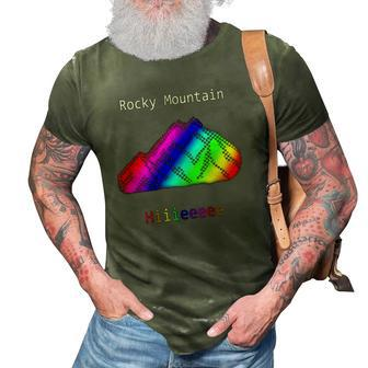 Rocky Mountain Hiiieeee & Byyeee 3D Print Casual Tshirt | Mazezy