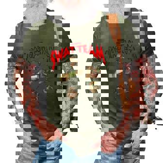 Samoan Swat Team Faces Sport Lover 3D Print Casual Tshirt | Mazezy