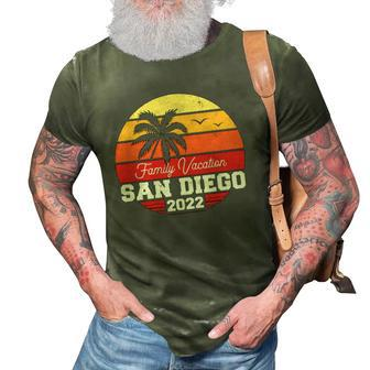 San Diego Family Vacation 2022 Matching Family Group 3D Print Casual Tshirt | Mazezy