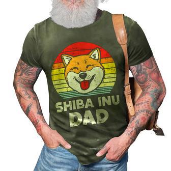 Shiba Inu Retro Sunset Japanese Akita Dog Lover Owner Gift T-Shirt 3D Print Casual Tshirt - Seseable