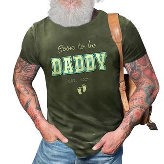 Soon To Be Daddy 2022 Father S For Men New Dad 3D Print Casual Tshirt | Mazezy