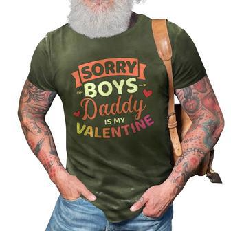 Sorry Boys Daddy Is My Valentines Day 3D Print Casual Tshirt | Mazezy UK