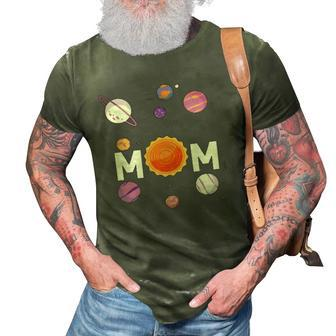 Space Mom Design For A Space Birthday Party Or Planet Party 3D Print Casual Tshirt | Mazezy AU