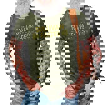 Sullivan Name Gift Sullivan Facts 3D Print Casual Tshirt - Seseable