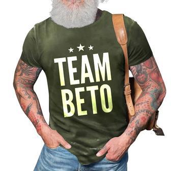 Team Beto Beto Orourke President 2020 Gift 3D Print Casual Tshirt | Mazezy