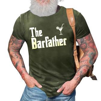 The Barfather Funny Bartender 3D Print Casual Tshirt | Mazezy