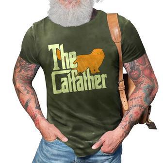 The Catfather Cat Father Father Father Cat 3D Print Casual Tshirt | Mazezy