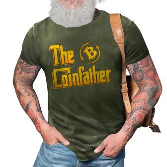 The Coinfather Day Trader Cryptocurrency Bitcoin Gift Idea 3D Print Casual Tshirt | Mazezy