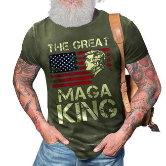 The Great Maga King Call Trump 3D Print Casual Tshirt - Monsterry