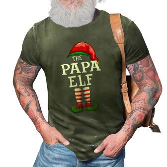 The Papa Elf Family Matching Christmas Group Gifts Pajama 3D Print Casual Tshirt | Mazezy