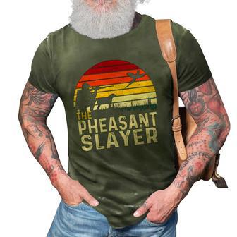 The Pheasant Slayer Pheasant Hunting Bird Hunter 3D Print Casual Tshirt | Mazezy