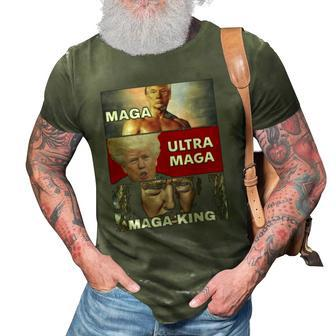 The Return Of The Great Maga King Trump Ultra Maga Women Men 3D Print Casual Tshirt | Mazezy