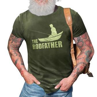The Rodfather Nature Lover And Fisher 3D Print Casual Tshirt | Mazezy