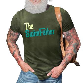 The Swimfather Funny Saying Tee For Swimming Father 3D Print Casual Tshirt | Mazezy