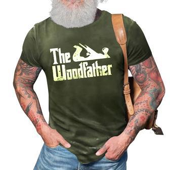 The Woodfather Funny Carpenter Woodworker 3D Print Casual Tshirt | Mazezy