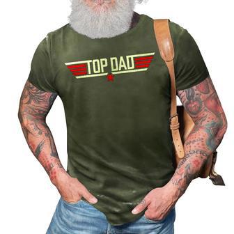 Top Dad Funny 80S Father Air Humor Movie Gun Fathers Day 3D Print Casual Tshirt | Mazezy