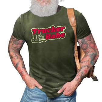 Truck Driver Trucker Babe Long Haul Trucker Gift 3D Print Casual Tshirt | Mazezy