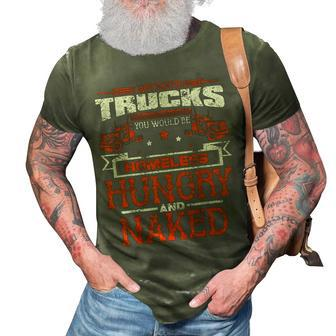 Trucker - 18 Wheeler Freighter Truck Driver 3D Print Casual Tshirt - Seseable