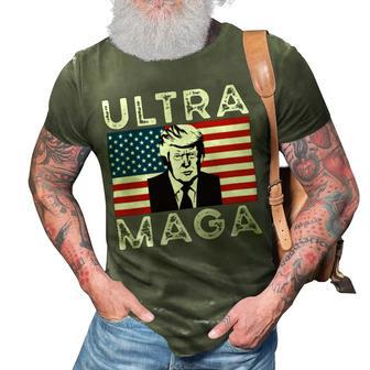 Ultra Maga Funny Trump Biden Usa 3D Print Casual Tshirt - Monsterry