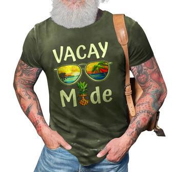 Vacay Mode Family Vacation Summer Sunglasses Beach Pineapple 3D Print Casual Tshirt | Mazezy