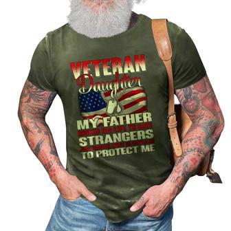 Vereran Gifts Vietnam Veteran Daughter 3D Print Casual Tshirt | Mazezy