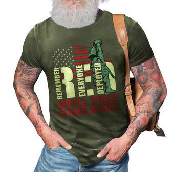 Veteran Red Friday Military Until They Come Home Army Soldier 324 Navy Soldier Army Military 3D Print Casual Tshirt - Monsterry