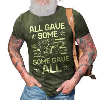 Veteran Veterans Day All Gave Some Some Gave All Veteran Life 86 Navy Soldier Army Military 3D Print Casual Tshirt - Monsterry DE