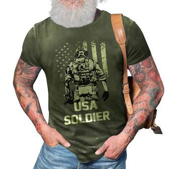 Veteran Veterans Day Usa Soldier 316 Navy Soldier Army Military 3D Print Casual Tshirt - Monsterry