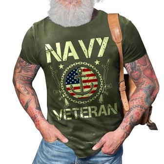 Veteran Veterans Day Vintage Navy Veteran 208 Navy Soldier Army Military 3D Print Casual Tshirt - Monsterry