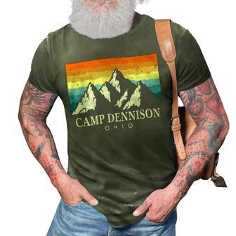 Vintage Camp Dennison Ohio Mountain Hiking Souvenir Print T Shirt 3D Print Casual Tshirt - Monsterry AU