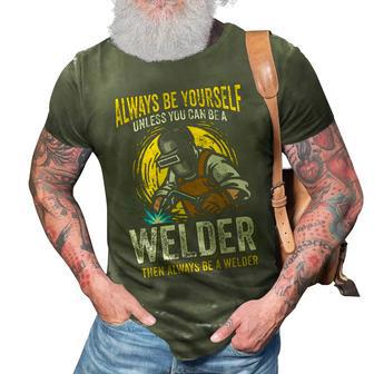 Welder Clothes For Men Funny Welding V2 3D Print Casual Tshirt - Seseable