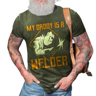 Welder Gifts Welding Design On Back Of Clothing V3 3D Print Casual Tshirt - Seseable