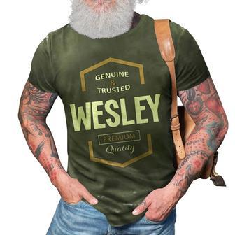 Wesley Name Gift Wesley Premium Quality 3D Print Casual Tshirt - Seseable