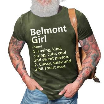 Womens Belmont Girl Nc North Carolina Funny City Home Roots Gift 3D Print Casual Tshirt | Mazezy