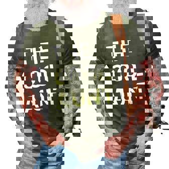 Womens The Cool Aunt Cool Aunt 3D Print Casual Tshirt | Mazezy